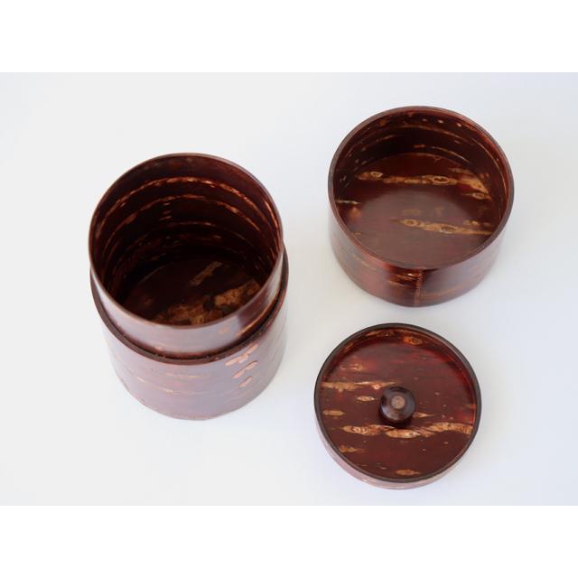 角館 伝四郎 桜皮細工 総皮茶筒 大 散花 : 雑貨のお店セレクト