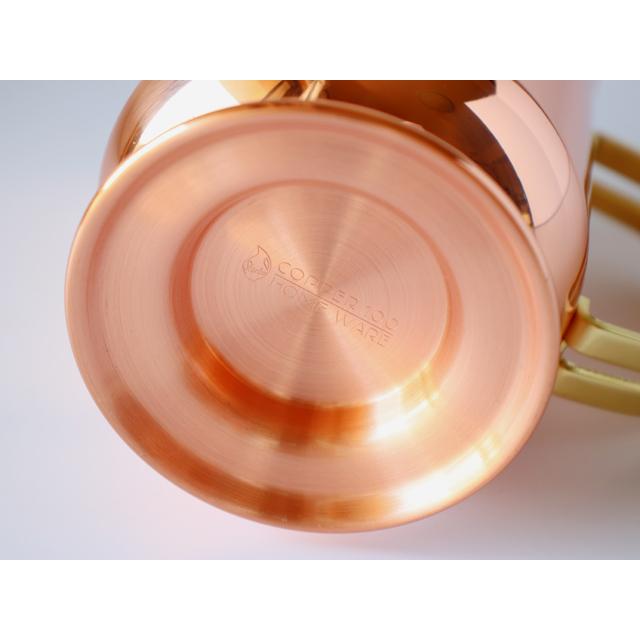 希少品　COPPER100 REFINED SERIES 銅製容器 ストッカー COPPER100 銅ビアジョッキ リファインドマグ 400ml : 雑貨のお店