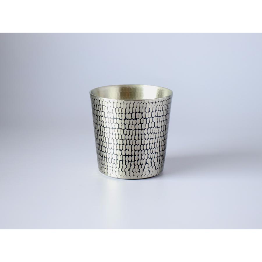 新光金属 新光堂 鎚目 手打ちロックカップ 錫被 すずかずき 340ml 銅