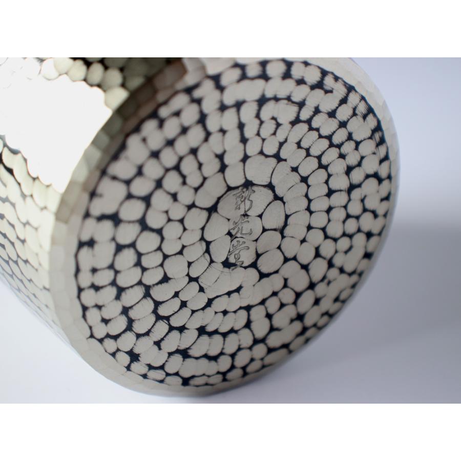 新光金属 新光堂 鎚目 手打ちロックカップ 錫被 すずかずき 340ml 銅