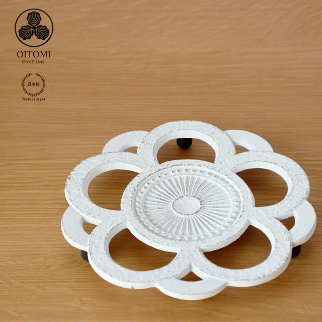 南部長文堂造 富士型 牡丹文様 南部鉄器鍋敷付き Gin様 売約