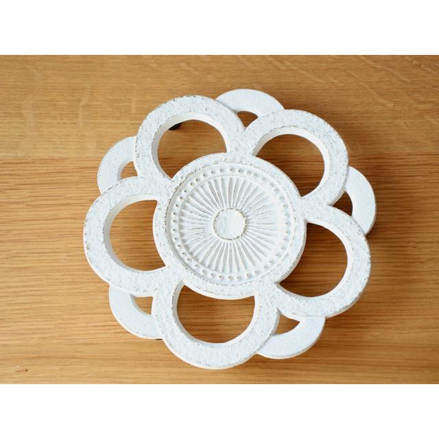 南部長文堂造 富士型 牡丹文様 南部鉄器鍋敷付き Gin様 売約