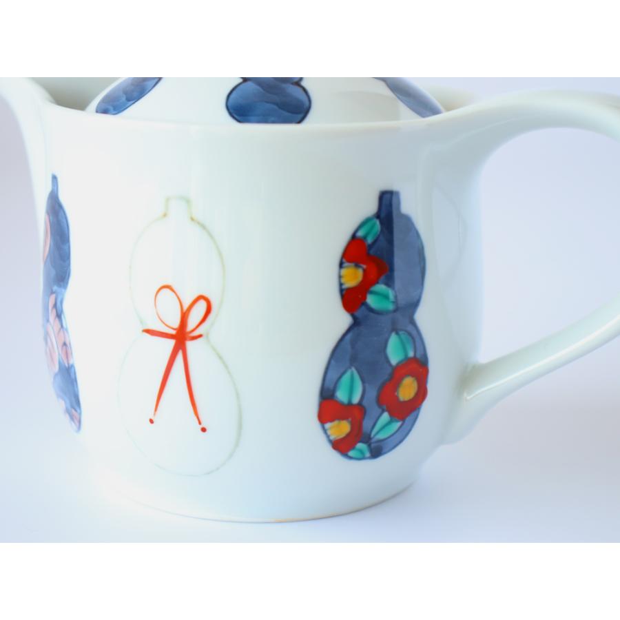 伊万里ひょうたん ポット 徳七窯 徳永製陶所 伊万里焼 急須 瓢箪