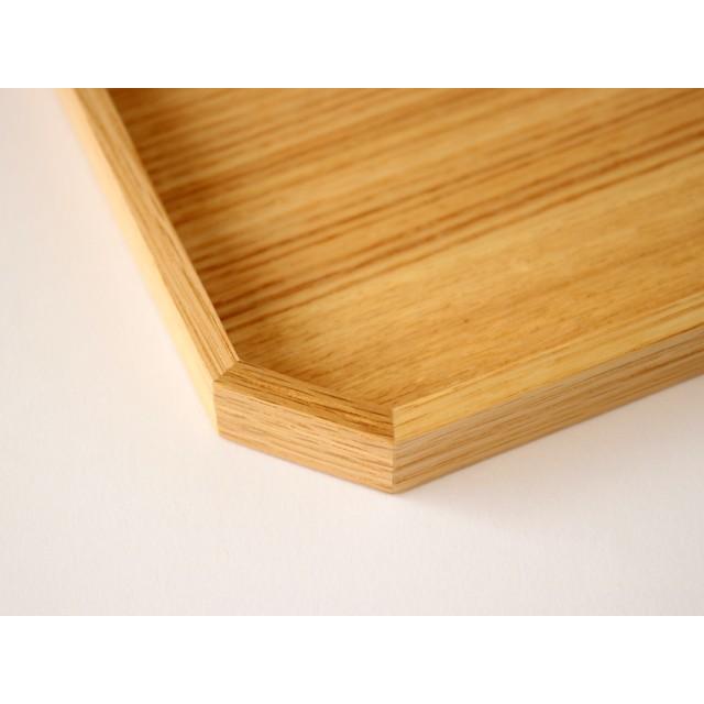 白木塗タモ11.0 隅切盆 33cm 松屋漆器店 日本製 : 雑貨のお店