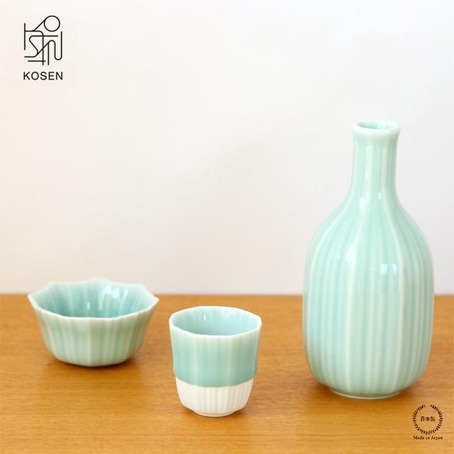 鍋島焼 伊万里 青磁 窯元虎仙窯 大皿1 小皿5 セット 箱付き 鍋島