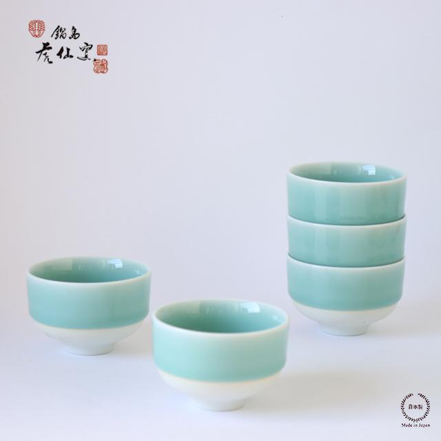 岡田謙三作 益子焼 酒器（共箱付） ※海外発送の場合、木