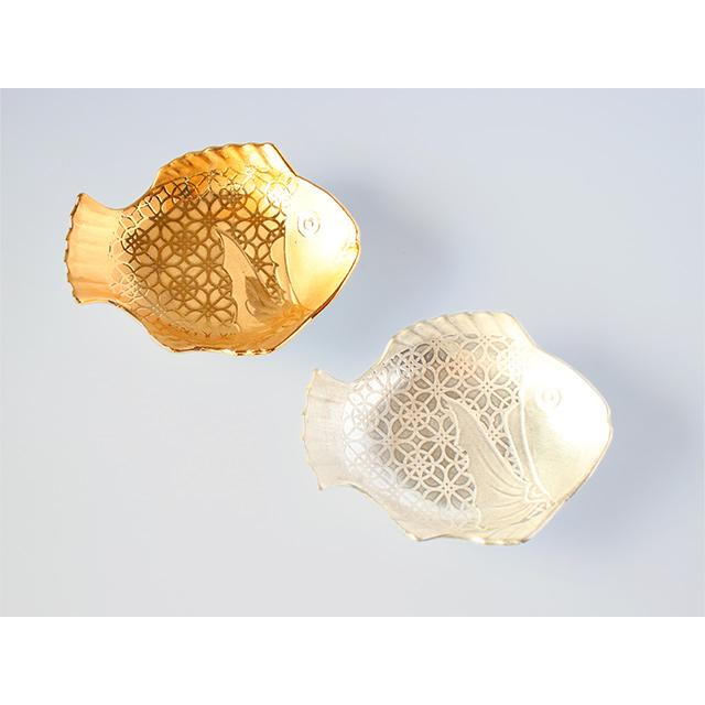 招福鯛プレミアム 金銀 小皿2枚セット 梶謙製磁社 : 雑貨のお店