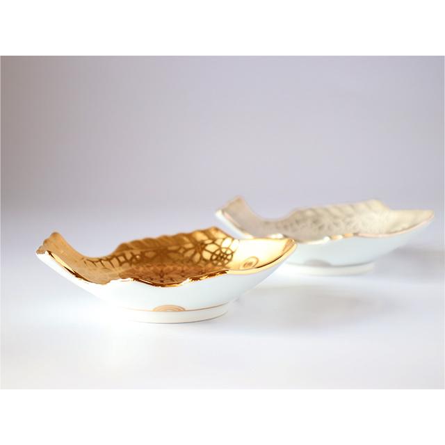 招福鯛プレミアム 金銀 小皿2枚セット 梶謙製磁社 : 雑貨のお店