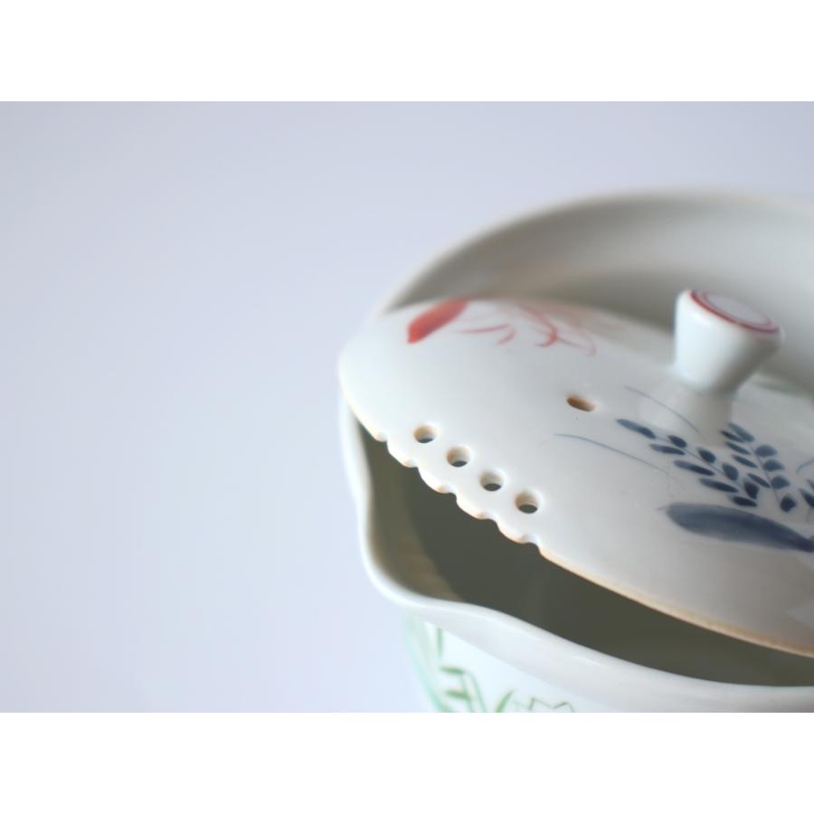 西川貞三郎商店 宝瓶 彩高山寺 京焼 清水焼 急須 S02112 : 雑貨のお店