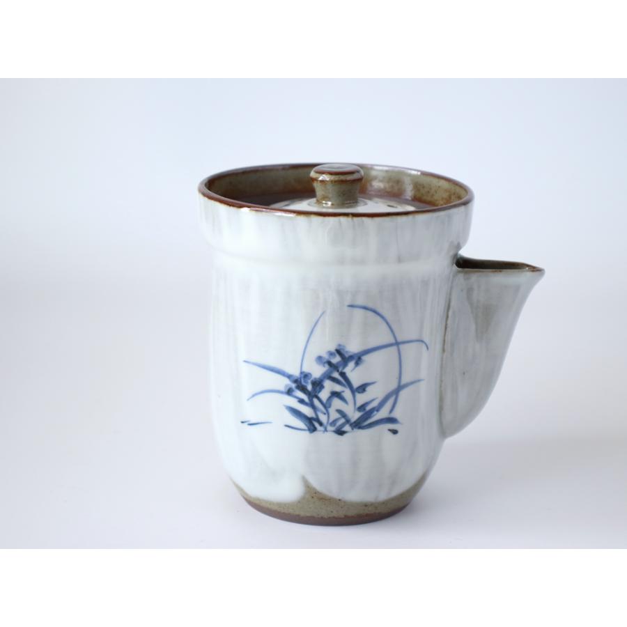 西川貞三郎商店 宝瓶 刷毛目高山寺 京焼 清水焼 急須 S02125 : 雑貨の