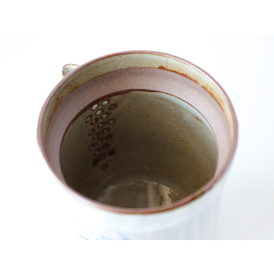西川貞三郎商店 宝瓶 刷毛目高山寺 京焼 清水焼 急須 S02125 : 雑貨の