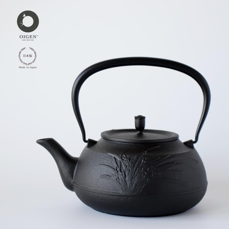 南部鉄器 鉄瓶 立徳　馬2頭　共箱あり OIGEN 及源鋳造 鉄瓶 水仙丸ツル 1.6L IH対応 南部鉄器 : 雑貨の