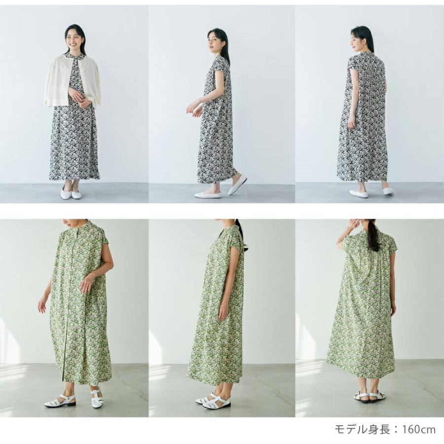 ポンデシャロン 定番リーフプリントワンピース PONT DE C HALONS