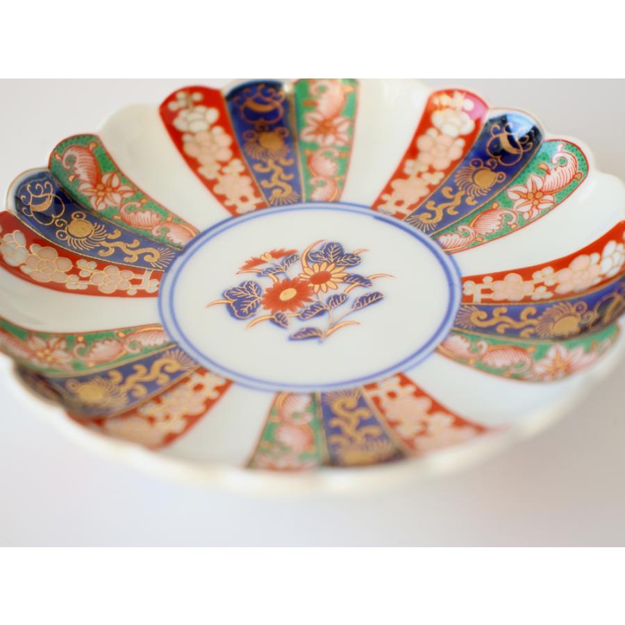 林九郎窯 古伊万里様式 見込菊花紋 プレート10cm 波佐見焼 3号 : 雑貨