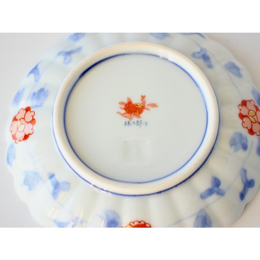 林九郎窯 古伊万里様式 見込菊花紋 プレート10cm 波佐見焼 3号 : 雑貨