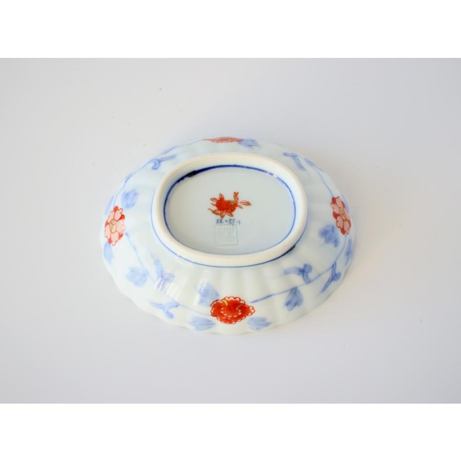 林九郎窯 古伊万里様式 見込菊花紋 楕円小付 波佐見焼 : 雑貨の