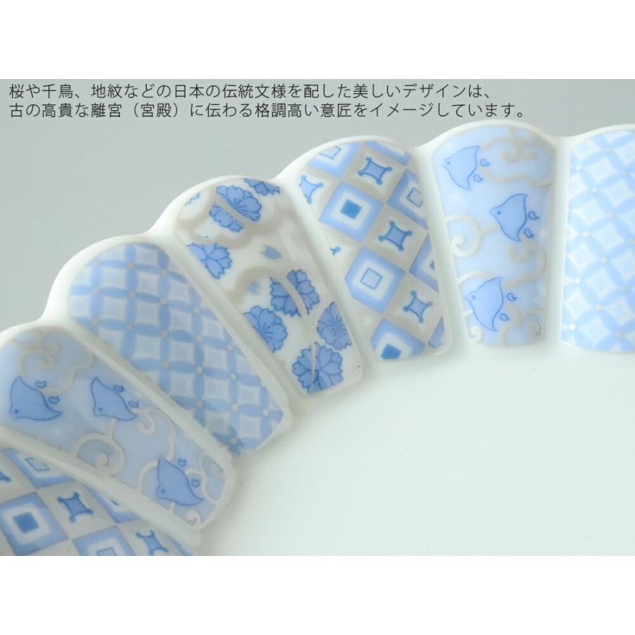 林九郎窯 古伊万里様式 花離宮 15cm 丸皿 ピンク / ブルー 七宝柄