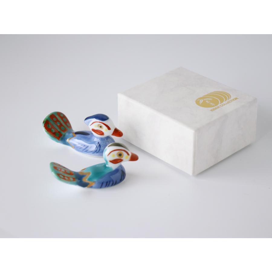 有田焼 賞美堂 おしどり箸置き ペア 768-550 : 雑貨のお店セレクト