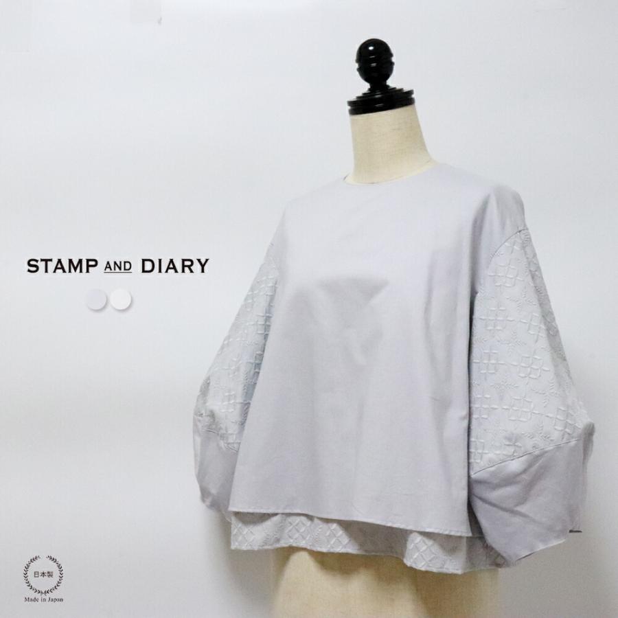 STAMP AND DIARY スタンプアンドダイアリー Versoa 刺繍 綿100 STAMP AND DIARY スタンプアンドダイアリー Versoa 刺繍 綿100