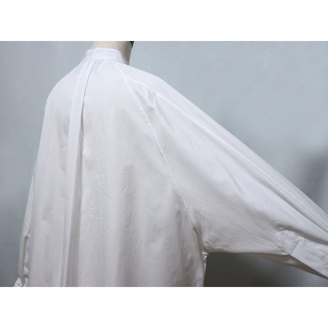 【美品】TICCA ティッカ　ビブヨークシャツ　ホワイト　白　長袖　シャツ　綿 TICCA テイッカ ホワイト ビブヨークシャツ ブラウス 長袖