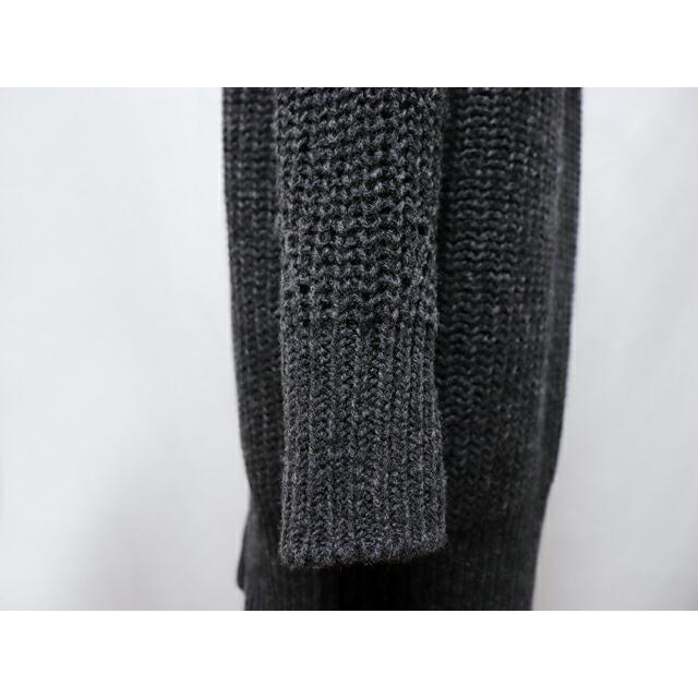 ティッカ TICCA　深Vニットチュニック　定価35200円 TICCA ティッカ 軽くて暖かいざっくりニットの深Vネック