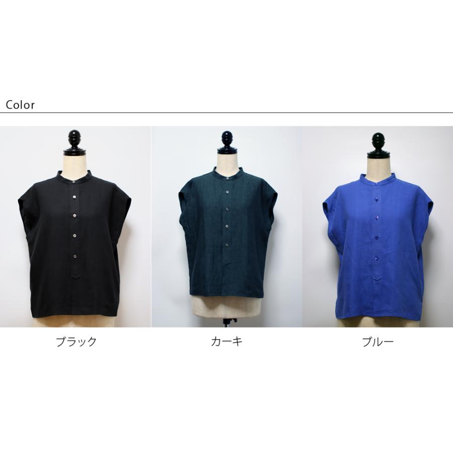 美品　TICCA 2WAYリネンフレンチシャツ TBDS-403 白 麻 TICCA（ティッカ）の「【TICCA】2WAYリネンフレンチシャツ