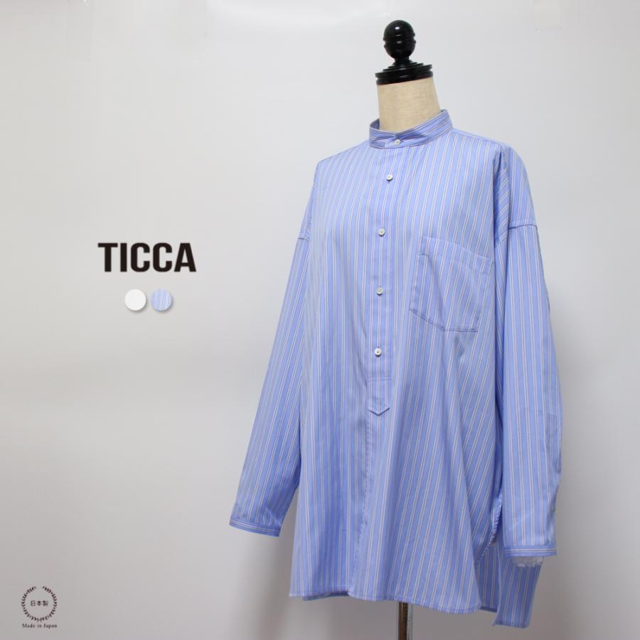TICCA スタンドスクエアシャツuni ユニセックス tbda-103