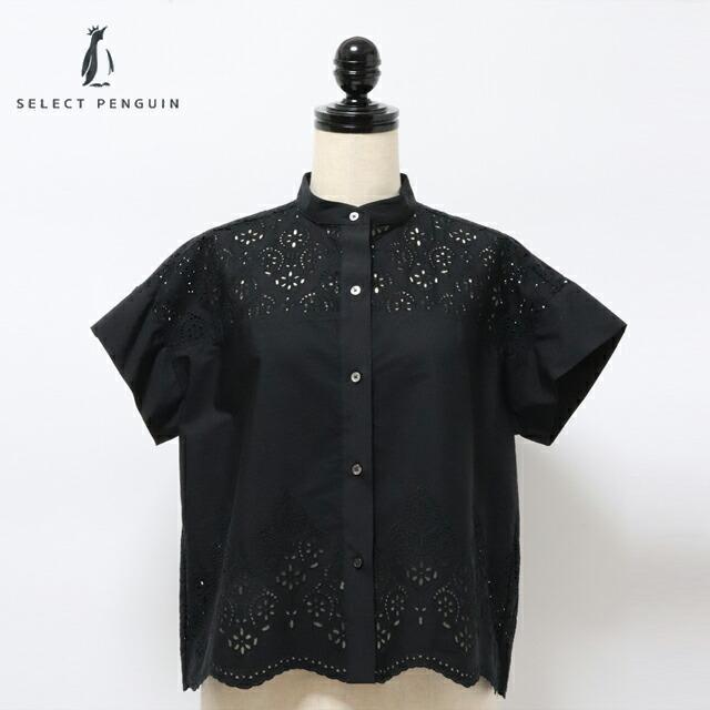 TICCA（ティッカ） レース フレンチスリーブ シャツ tbes-101 刺繍