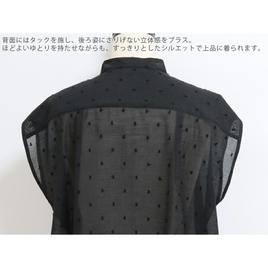 TICCA（ティッカ） ドットエンブロイダリー フレンチシャツ tbfs-441