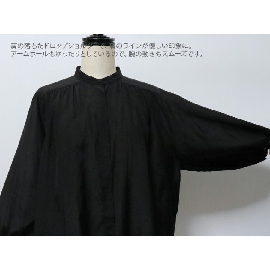 TICCA（ティッカ） ギャザーパフスリーブブラウスtbes141ブラック