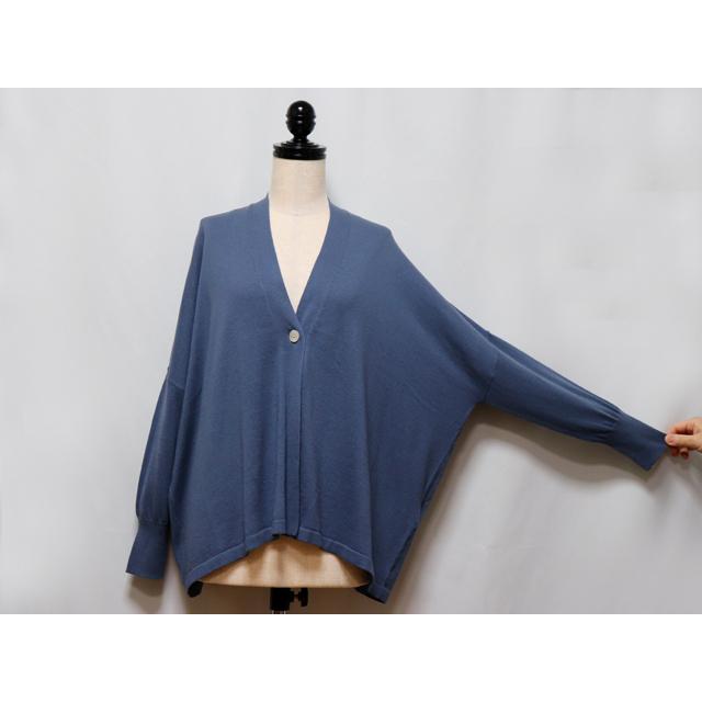 未使用 ユティリテ utilite コットンカシミヤ9分袖ドルマンカーディガン F/ライトベージュ トップス ニット セーター 【2400014145472】 utilite｜コットン カシミヤ 9分袖 ドルマン カーディガン ut307ssk22