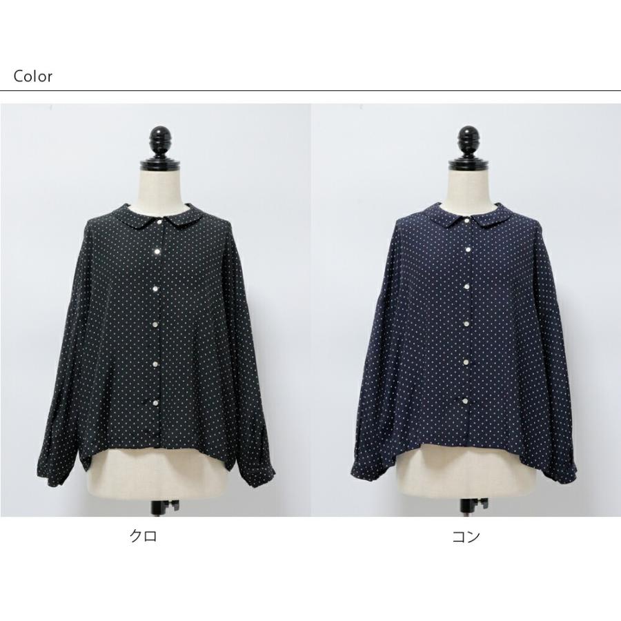 STAMPS LIBERTY スモールカラー2WAYシャツ chive LIBERTY