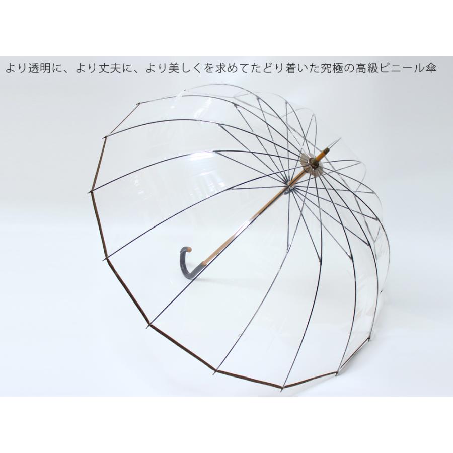 新品未使用【White Rose（ホワイトローズ）】透明アンブレラ ホワイトローズ ビニール傘 かてーる16桜 White ROSE 園遊会