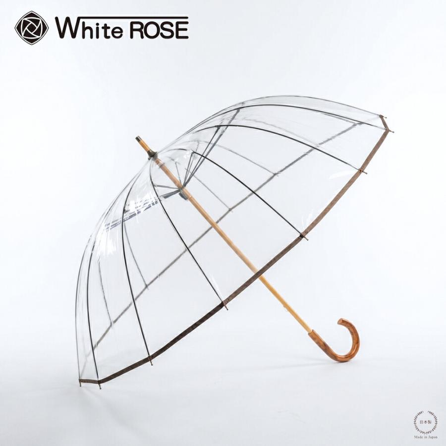 ホワイトローズ ビニール傘 カテール16 神樹 White ROSE 丈夫 男女兼用