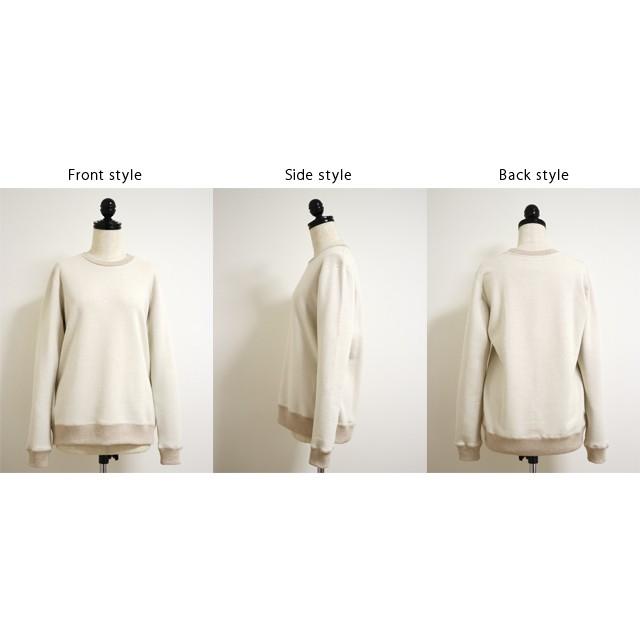 オーガニックコットントレーナー yohaku 余白 スウェット : 雑貨のお店