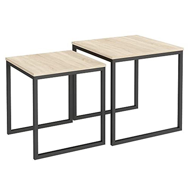 Bestier サイドテーブル おしゃれ 2個セット エンドテーブル ローテーブル ベッドサイドテーブル ソファサ おしゃれ エンドテーブル セレクトショップactive サイドテーブル 組立簡単 ナイトテーブル