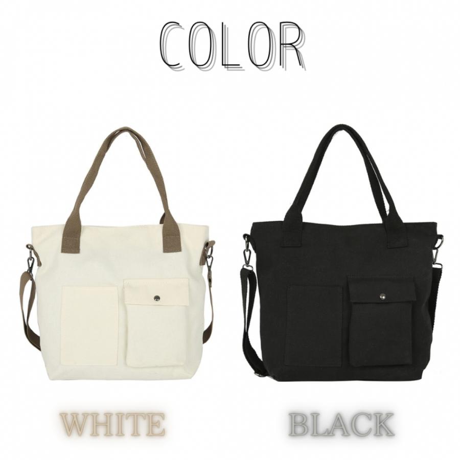 トートバッグ 2way ハンドバッグ ショルダーバッグ キャンバス A4|selectshop-bandc|05