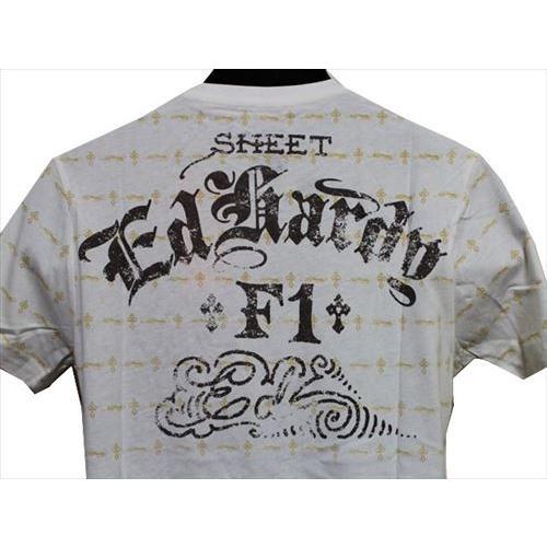 エドハーディー Ed Hardy メンズ半袖Tシャツ ホワイト EDT014 新品 白｜selectshop-blume｜04