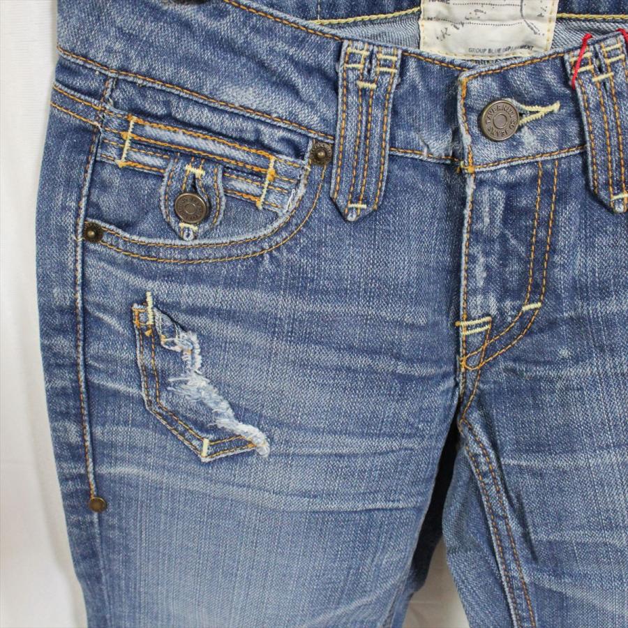 TAVERNITI SO JEANS レディース デニムパンツ ジーンズ 新品 ブルー JANIS タヴァニティソー ジーンズ アメリカ製 24インチ｜selectshop-blume｜02