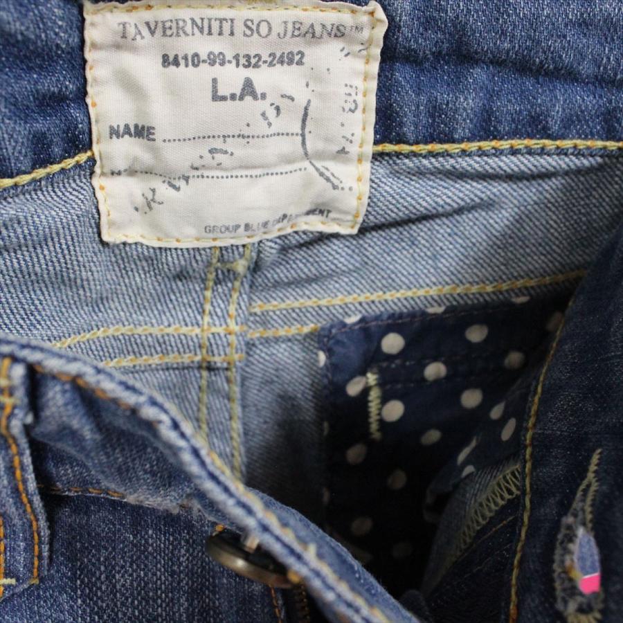 TAVERNITI SO JEANS レディース デニムパンツ ジーンズ 新品 ブルー JANIS タヴァニティソー ジーンズ アメリカ製 24インチ｜selectshop-blume｜04