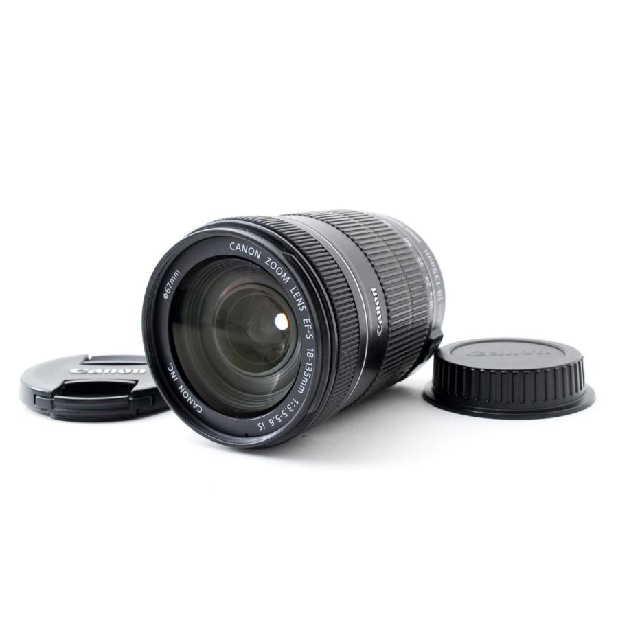 キヤノン Canon EF-S 18-135mm f/3.5-5.6 IS ブラック 美品 高倍率ズーム :5572:セレクトショップ