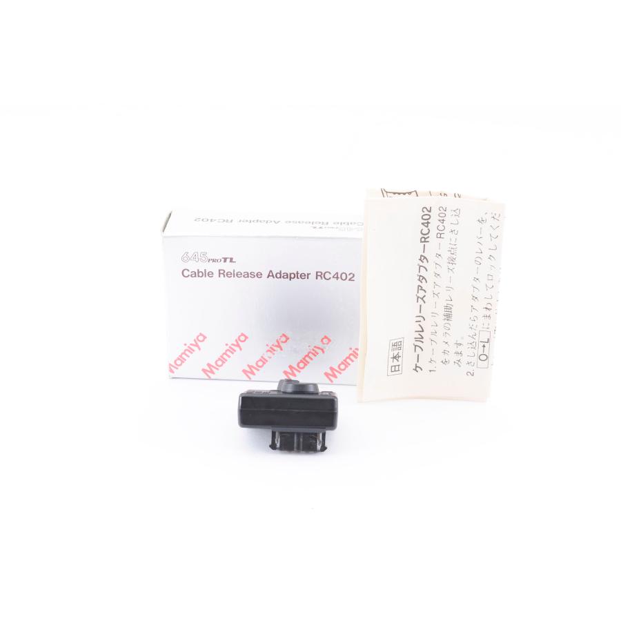 Mamiya RC402 Cable Release Adapter ケーブル レリーズ アダプター 645 Pro TL用 [美品] 元箱
