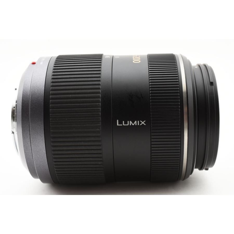 Panasonic Lumix G Vario 45-200mm F4-5.6 MEGA O.I.S H-FS045200 マイクロフォーサーズ [現状品] レンズフード ポーチ付き 手ぶれ補正｜selectshop-himawari｜12