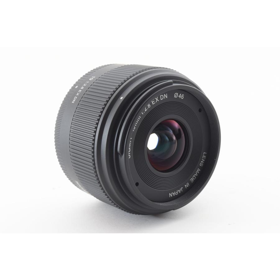 Sigma 19mm f/2.8 EX DN ブラック マイクロフォーサーズマウント [美品] レンズフード付き 広角レンズ｜selectshop-himawari｜04