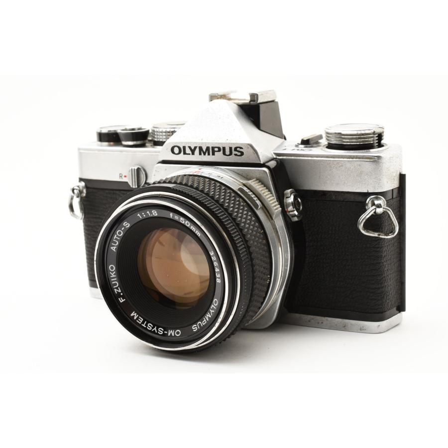 オリンパス OLYMPUS OM-1 シルバー 35mm フィルムカメラ + F.Zuiko