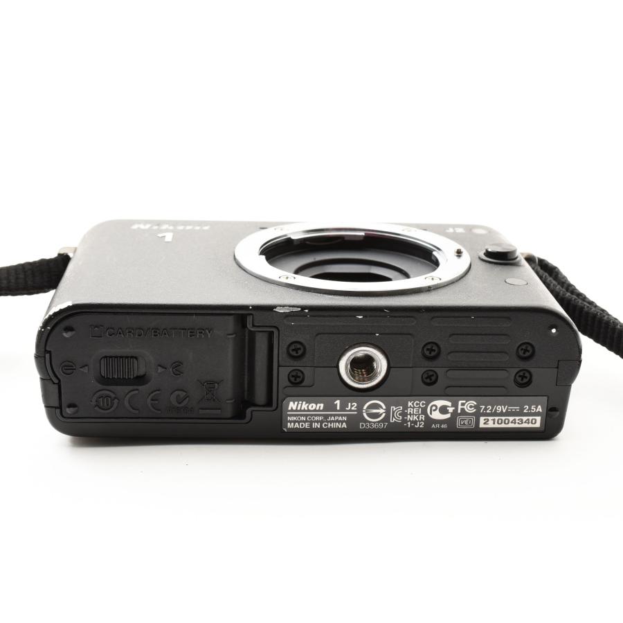 Nikon 1 J2 ブラック 1015万画素 + VR 10-30mm/30-110mm ダブルズーム 