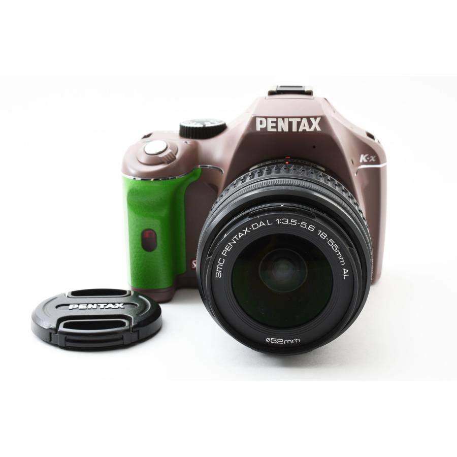 ペンタックス PENTAX K-x 1240万画素 グリーン/ブラウン + smc ペンタックス PENTAX K-x 1240万画素 グリーン/ブラウン + smc