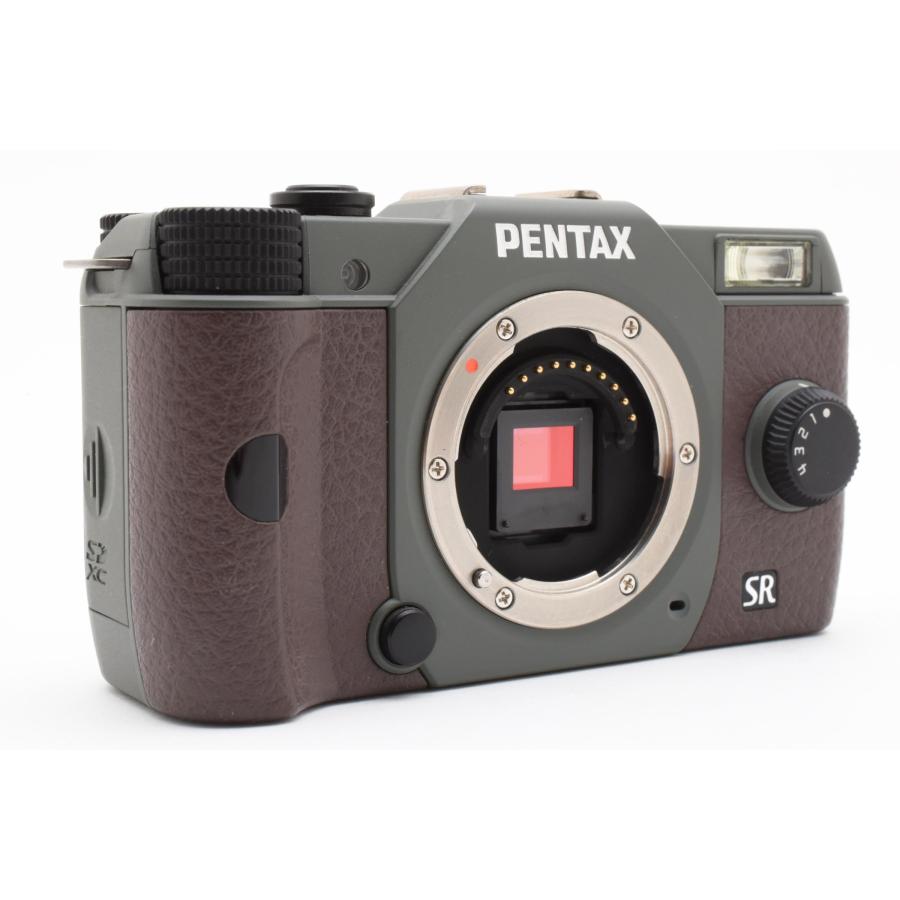 ペンタックス PENTAX Q10 ボディ 1240万画素 ブラウン/オリーブ