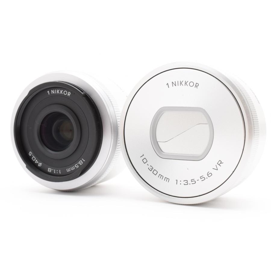 や*い様 Nikon 1 J5 シルバー 10-30mm 18.5mmレンズ付き