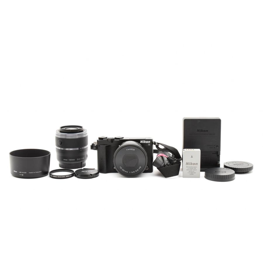 ニコン Nikon 1 J5 ブラック 2081万画素 + NIKKOR VR 10-30mm